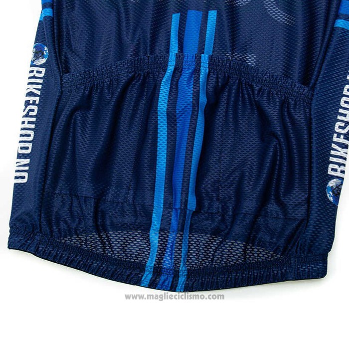 2020 Abbigliamento Ciclismo Joker Fuel Blu Manica Corta e Salopette